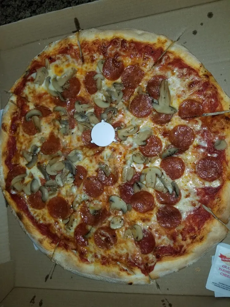 Large Pepperoni with Mushroom Pizza